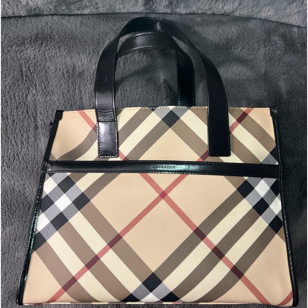 Authentic Burberry Nova Check Tote